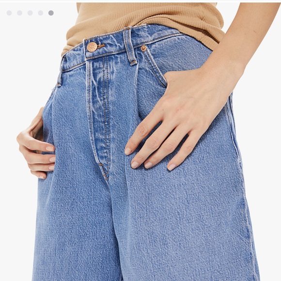 Mother Snacks! pleated fun dip ankle jean - Picture 3 of 8